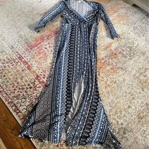 Fun Print Maxi Dress